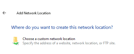 Adding FTP Site - Map a network drive
