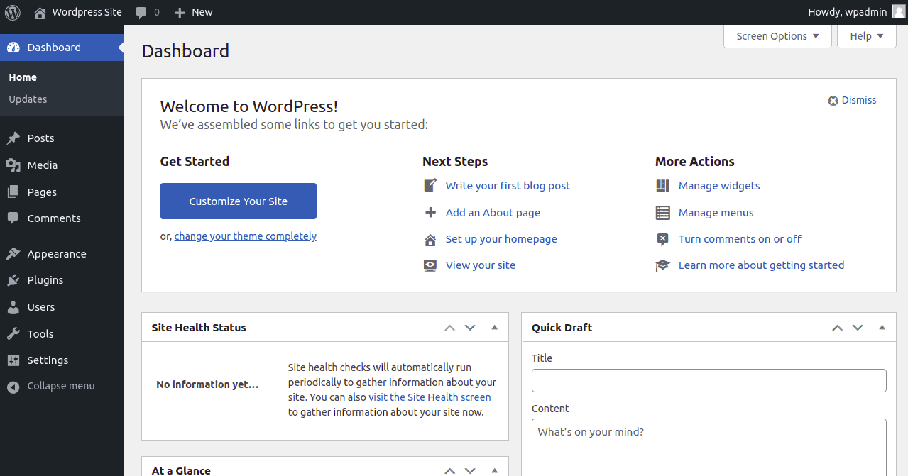 Setup WordPress Docker