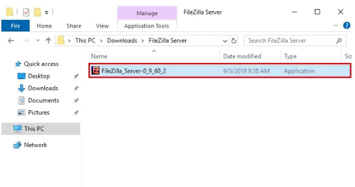 Install FileZilla FTP Server on Windows Server