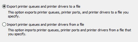 Export printer
