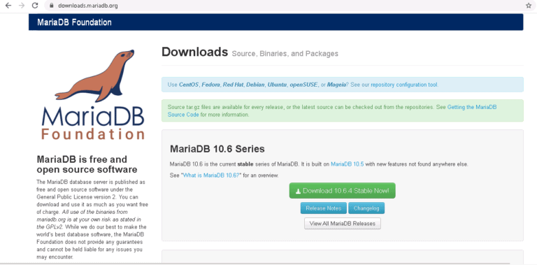 install MariaDB Windows server