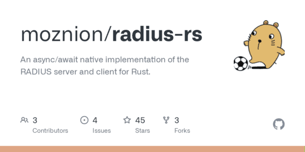 radius-rs RADIUS library