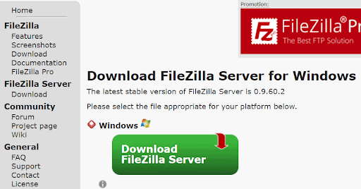 Install FileZilla Server on Ubuntu