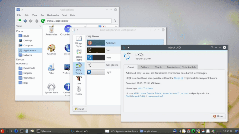 LXQt ubuntu desktop os environment