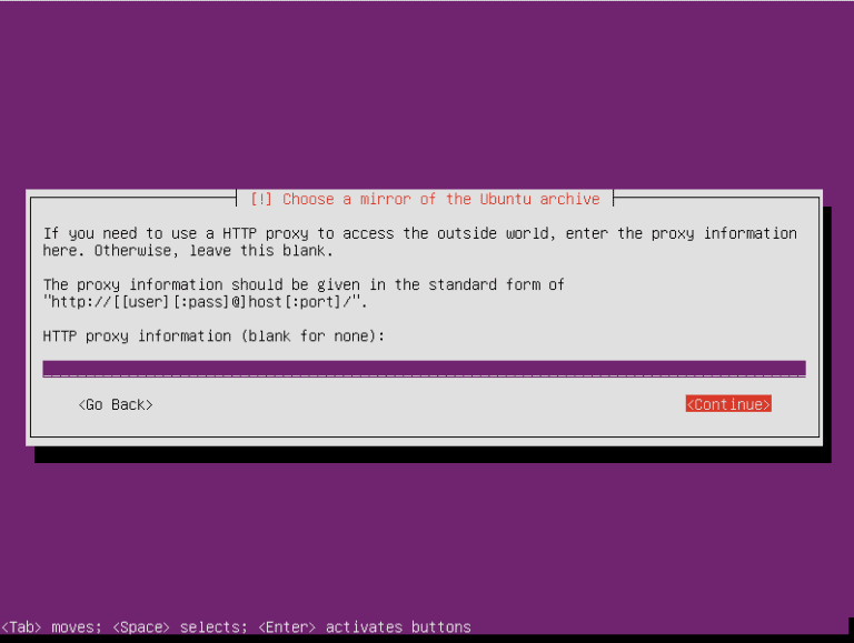 define ubuntu 20.04 proxy information