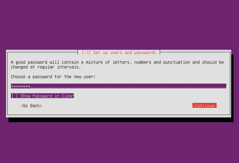 set user password Ubuntu