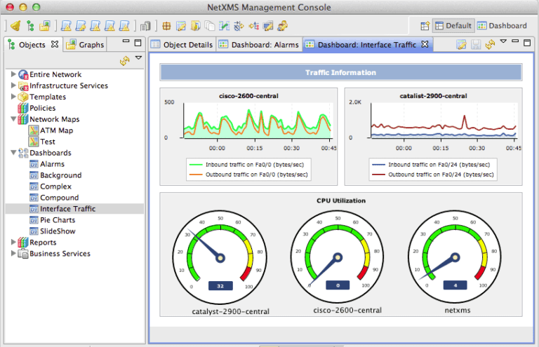 NetXMS open source network and infrastructure monitoring tool
