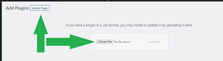 Upload plugins from WordPress Plugins Directory page