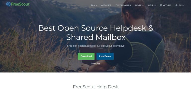 FreeScout - - a PHP7+MySQL help desk solution with features like shared mailbox, email management, and analytics