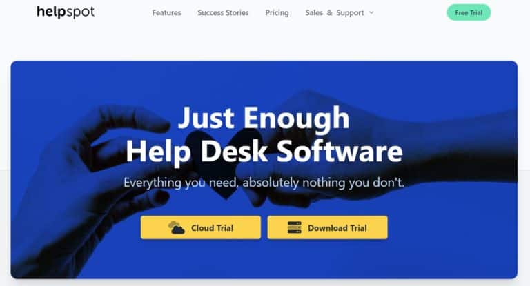 HelpSpot Help Desk - a web-based solution that can be implemented on-premises or in the cloud