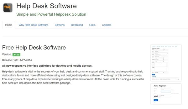 Free Help Desk Software - a help desk solution with an optimized and responsive interface for desktop and mobile device users