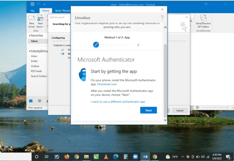 Outlook microsoft authenticatorSetup Outlook with Office 365 to Send/Receive Emails