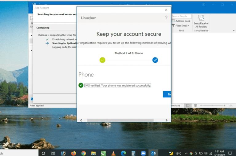 keep account secure Setup Outlook with Office 365 to Send/Receive Emails