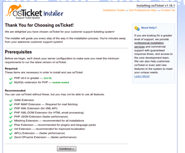 osticket prerequisite Install osTicket Open Source Ticketing System on Ubuntu 20.04