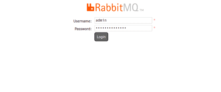 rabbitmq login page