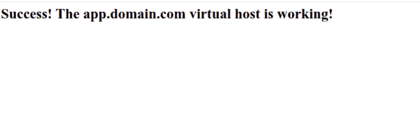 Install Apache Web Server on Debian 11test apache virtual host