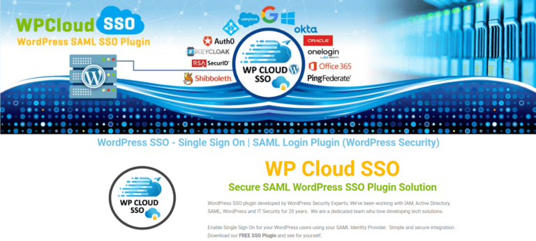 WP Cloud SSO single sign on
