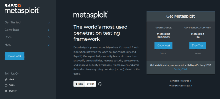 metasploit penetration testing framework