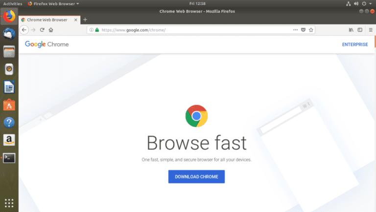 Google Chrome Ubuntu Browser
