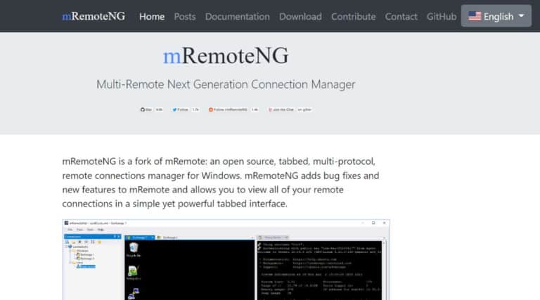 remote desktop connection - mRemoteNG