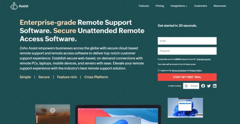 10 Best Remote Desktop Connection Managers for Windows / Linux. remote desktop connection - zoho assist