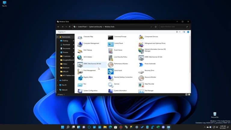 Windows 11 Tools Folder