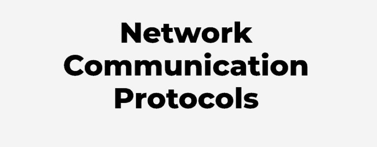 Network communication protocols