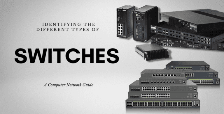 Hub vs Switch - What's the Difference? (Network Pros and Cons) types of switches