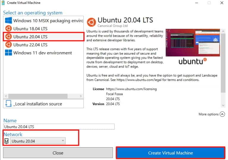 How to Install Ubuntu 20.04 Virtual Machine on Hyper-V Windows Server configure virtual machine in quick create