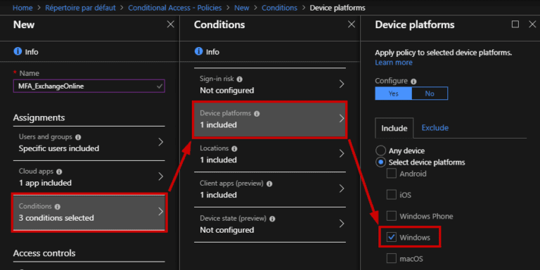 Enable Azure MFA for all users step