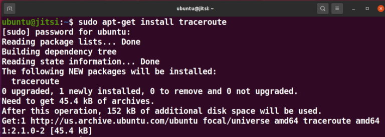 Install Traceroute