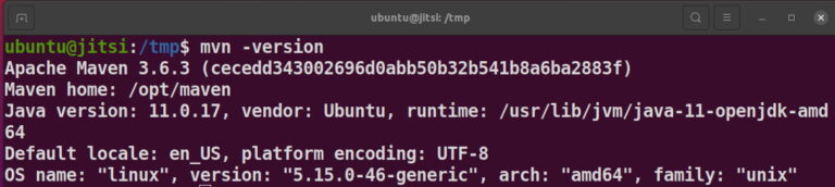 How to Install Apache Maven on Ubuntu 20.04 / 22.04 Server. Verify Maven Installation Method 2