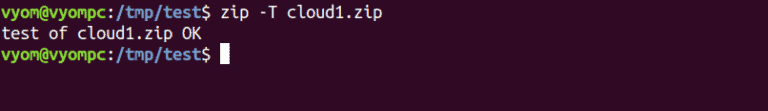 How to Zip and Unzip Files in Linux Terminal. check file integrity