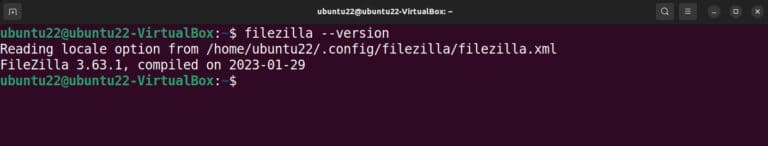 Check FileZilla Client Version(PPA)