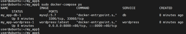 docker check running containers