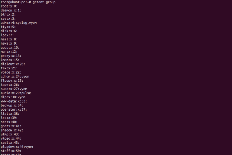 How To – List Users and Groups in Ubuntu Linux (Easy) list group using getent command