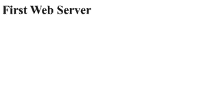 traefik first web server