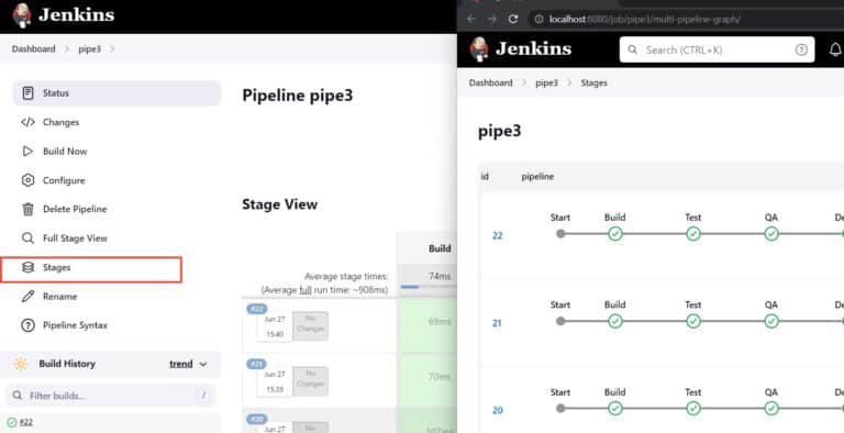 Explore Pipeline Stages