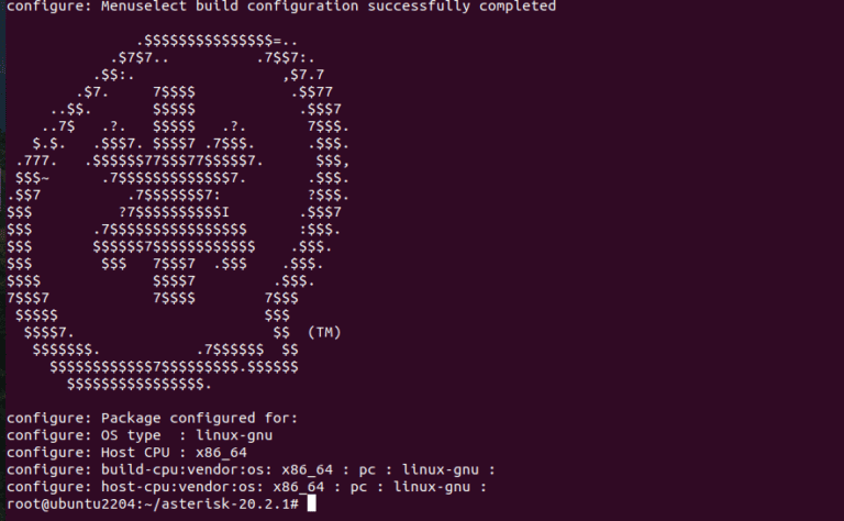 Install FreePBX on Ubuntu configure asterisk