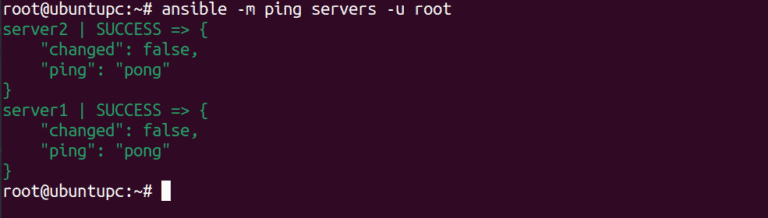 How to Install Ansible on Ubuntu 23.04 Server verify ansible connectivity