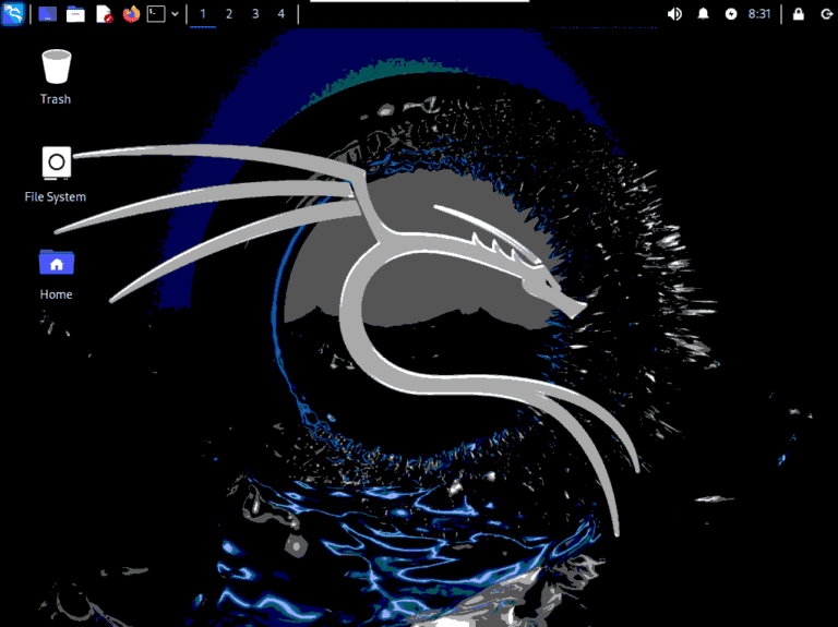Kali Linux Desktop GUI