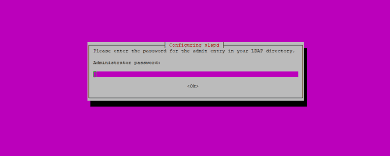 OpenLDAP admin password