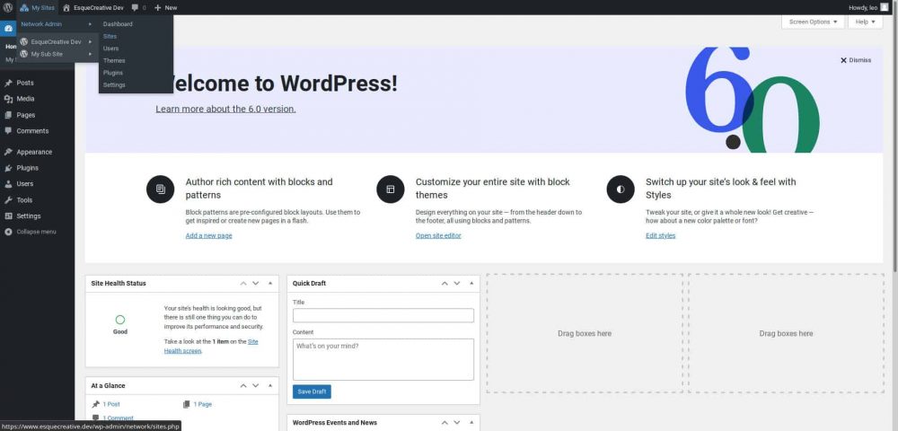 WordPress Multisite Domain Mapping - Manage Sites