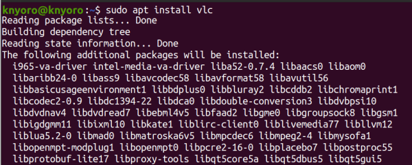 Ubuntu apt command