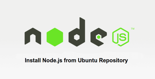 install node.js from ubuntu repo