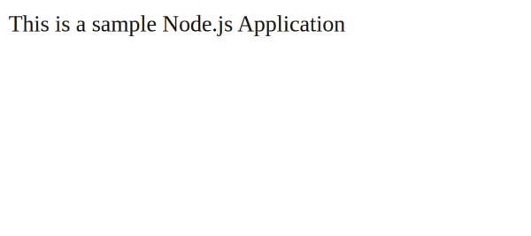 verify node.js application